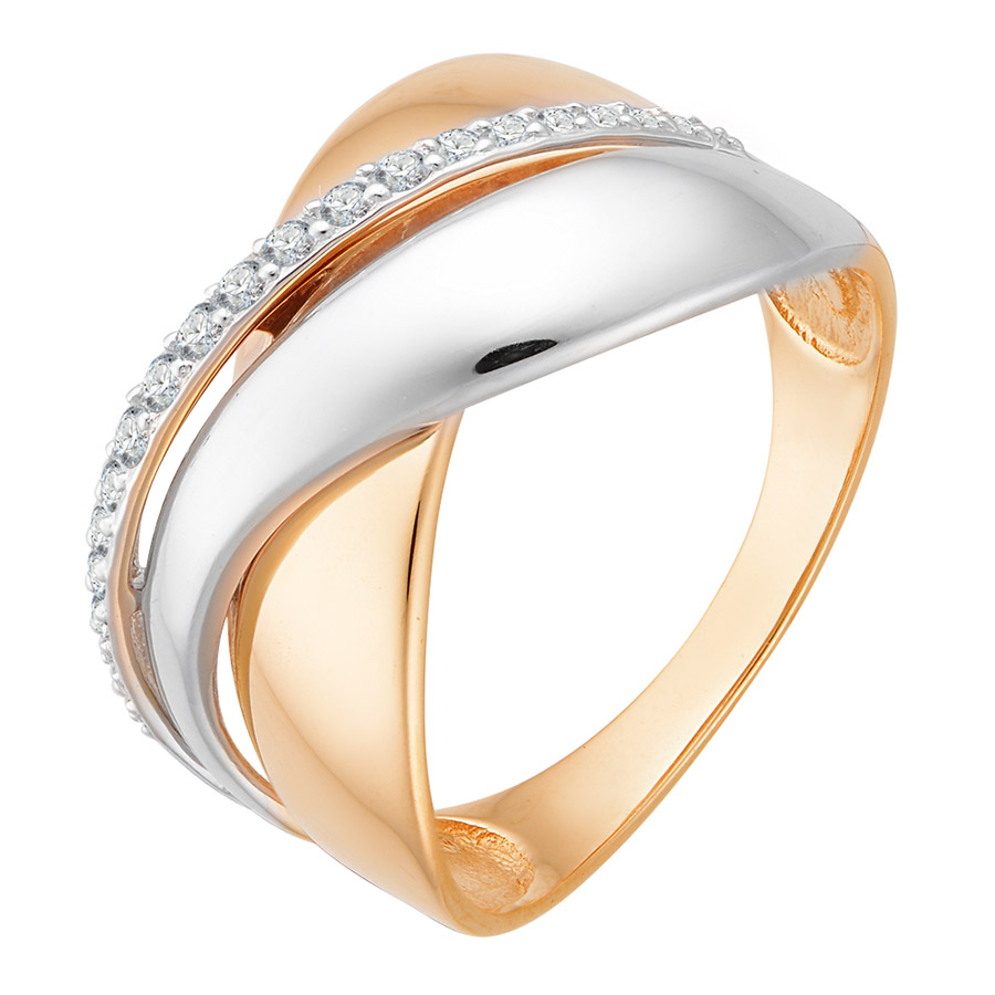 Кольцо, золото, бриллиант, 1012089